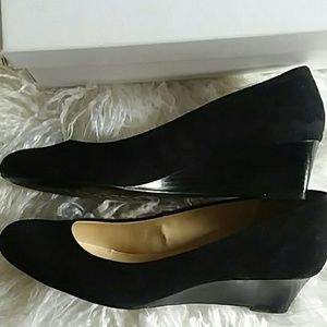 Calvin Klein suede wedges